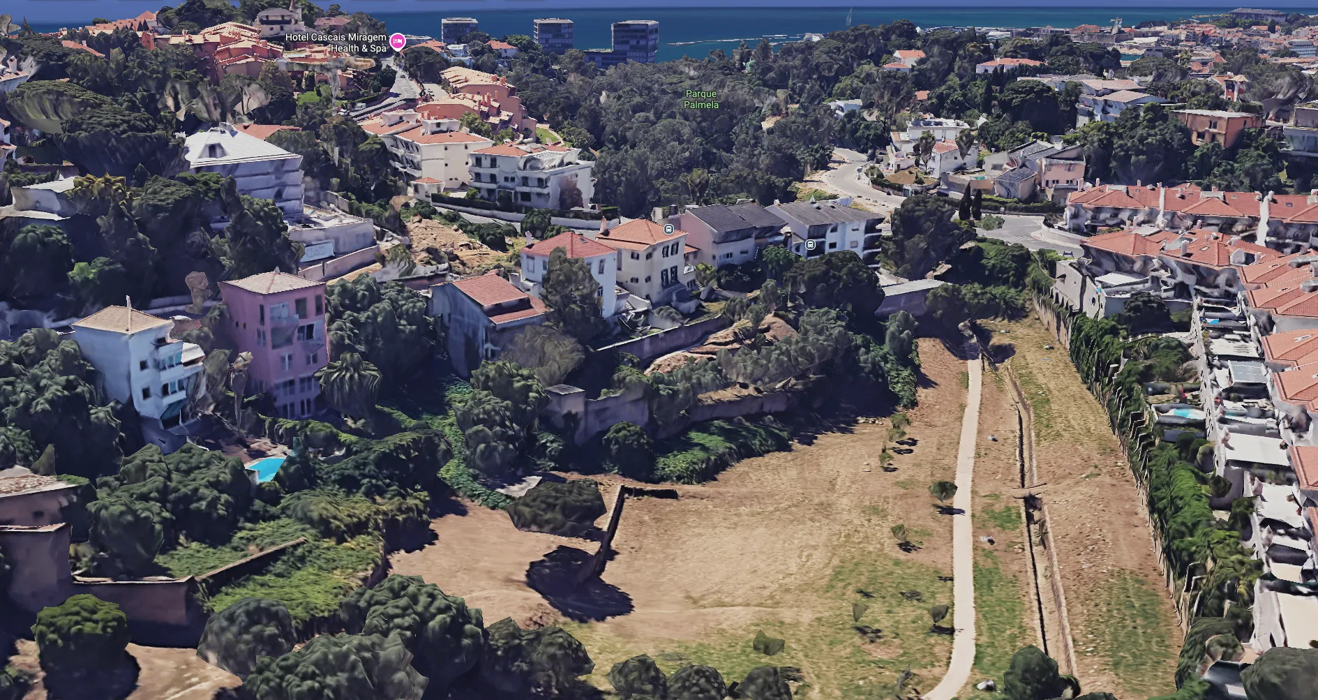 Full site render from the approach